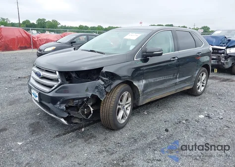 2015 Ford Edge Titanium from USA, damaged, VIN 2FMTK4K98FBB63184